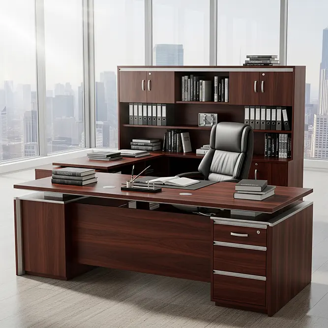 Executive Desk with Hutch